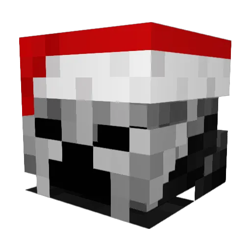 smirnoff3L Minecraft avatar head, 3D render