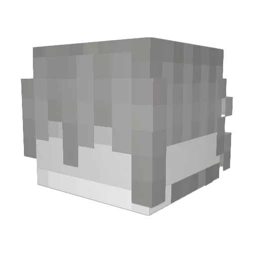 smite_z Minecraft avatar head, 3D render