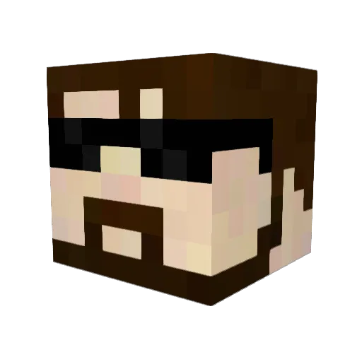 smitefighter11 Minecraft avatar head, 3D render