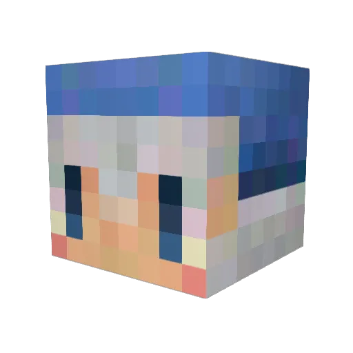 smith0702 Minecraft avatar head, 3D render