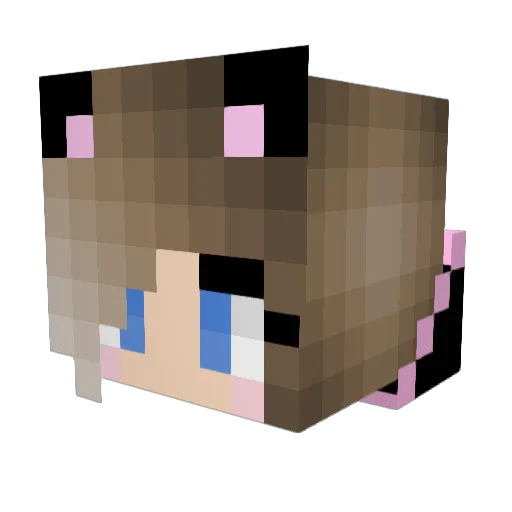 smithka Minecraft avatar head, 3D render
