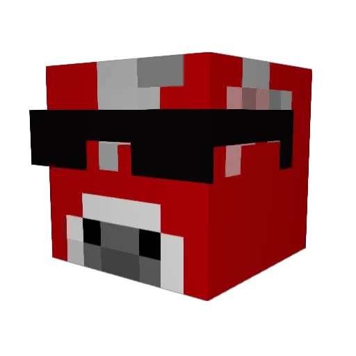 smithmas Minecraft avatar head, 3D render