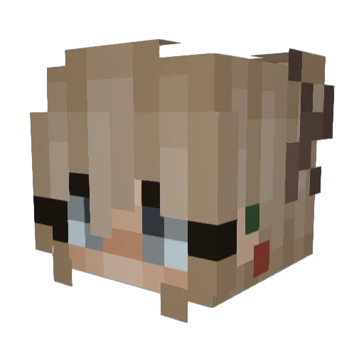 smitiee Minecraft avatar head, 3D render