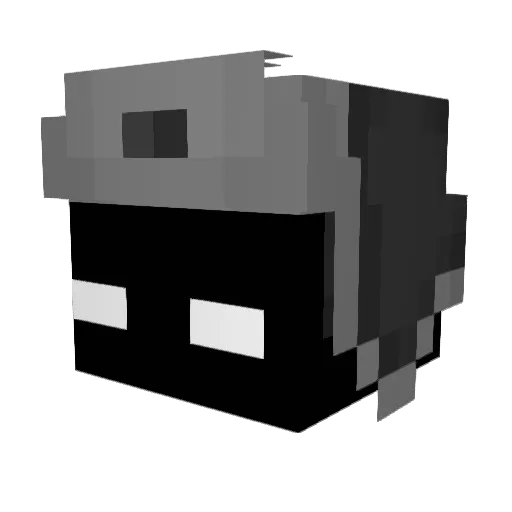 smiv_ Minecraft avatar head, 3D render