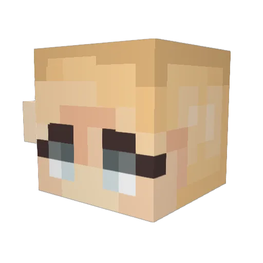 smivs88 Minecraft avatar head, 3D render