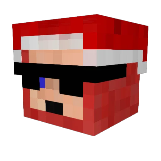 smj3 Minecraft avatar head, 3D render