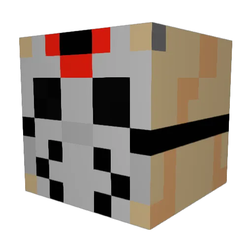smk_bacon Minecraft avatar head, 3D render