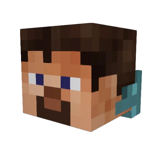 smkerr Minecraft avatar head, 3D render