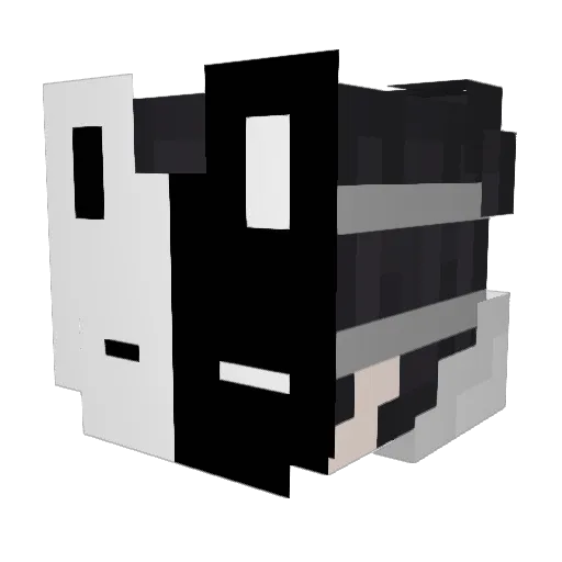 smllersnow Minecraft avatar head, 3D render