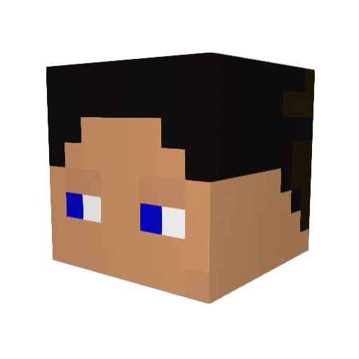 smn50 Minecraft avatar head, 3D render