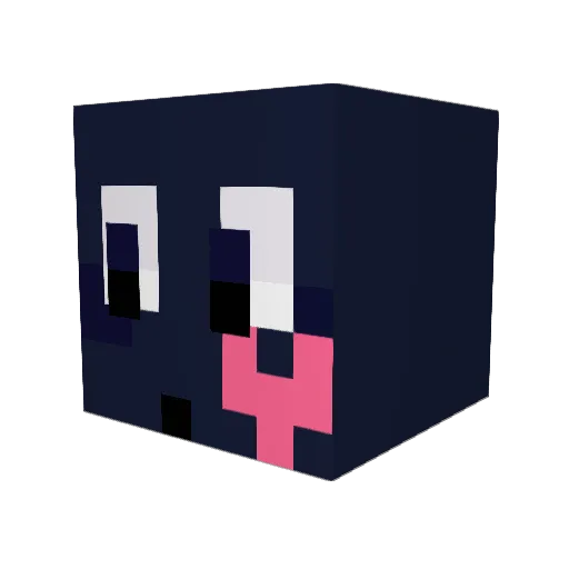 smokeNLW Minecraft avatar head, 3D render