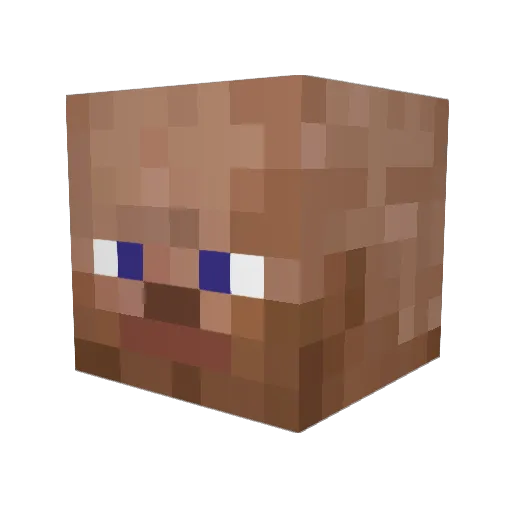 smokeclears Minecraft avatar head, 3D render