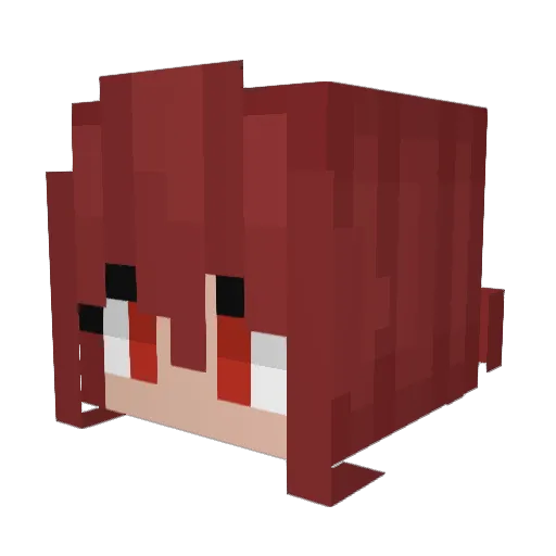 smokedoublechee Minecraft avatar head, 3D render