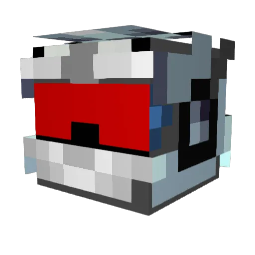 smokedx Minecraft avatar head, 3D render