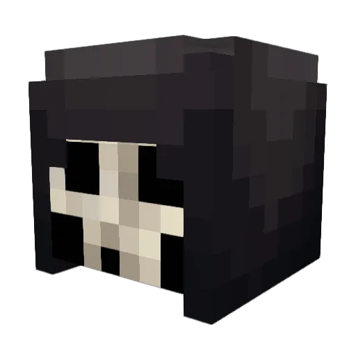 smokennnn Minecraft avatar head, 3D render