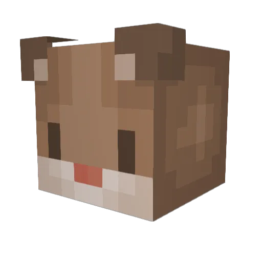 smokerwait Minecraft avatar head, 3D render