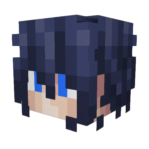 smokesadventure Minecraft avatar head, 3D render