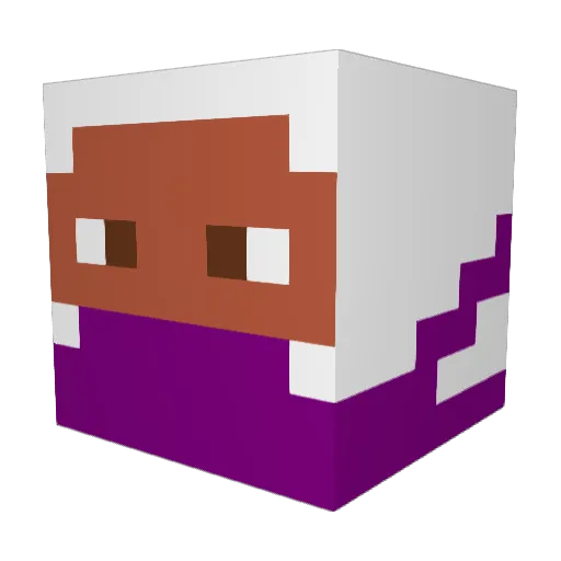 smokescreen101 Minecraft avatar head, 3D render