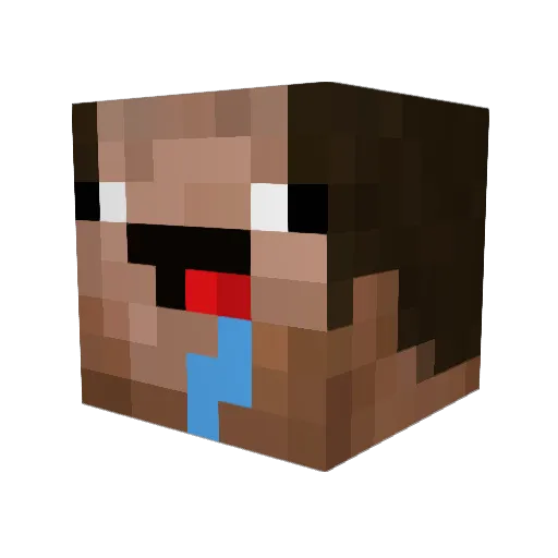 smokeynoodles Minecraft avatar head, 3D render