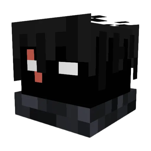 smokeyshadow052 Minecraft avatar head, 3D render