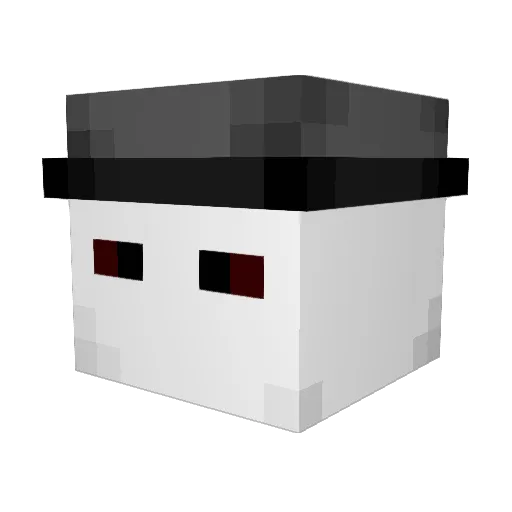 smokeyyXD Minecraft avatar head, 3D render