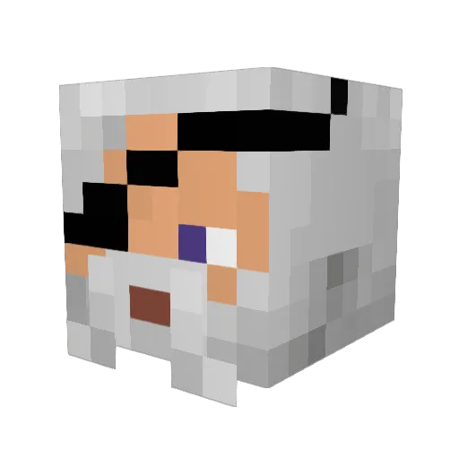 smokinjoe43 Minecraft avatar head, 3D render