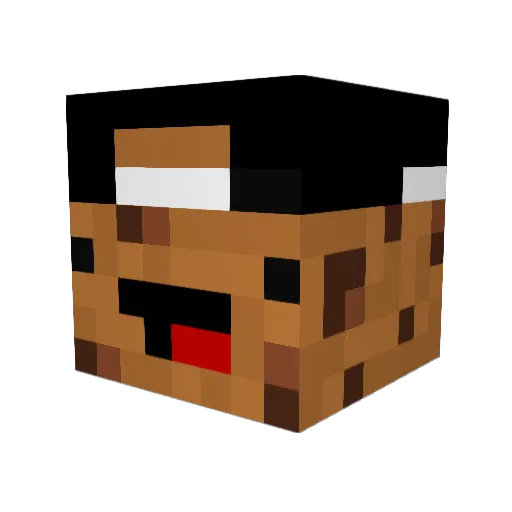 smoky16 Minecraft avatar head, 3D render