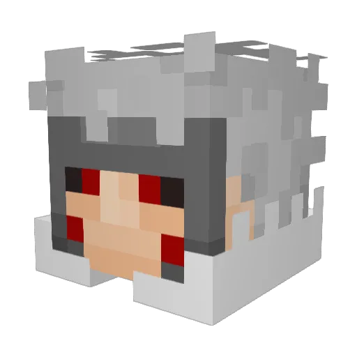 smoky69 Minecraft avatar head, 3D render