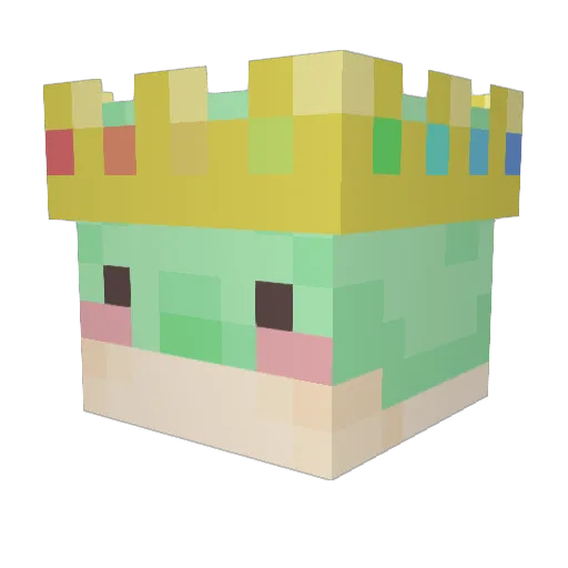 smol_816 Minecraft avatar head, 3D render