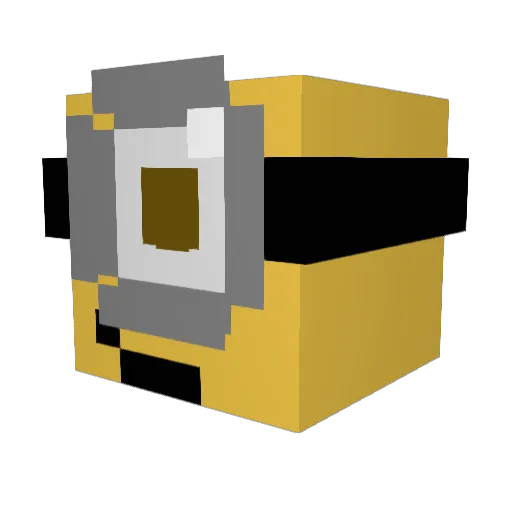 smol_mexican Minecraft avatar head, 3D render