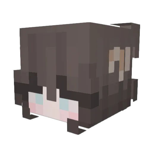 smolcarmel Minecraft avatar head, 3D render