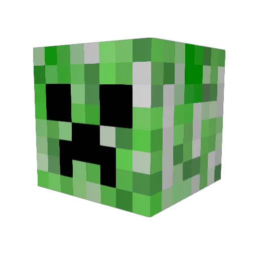 smolchicken Minecraft avatar head, 3D render