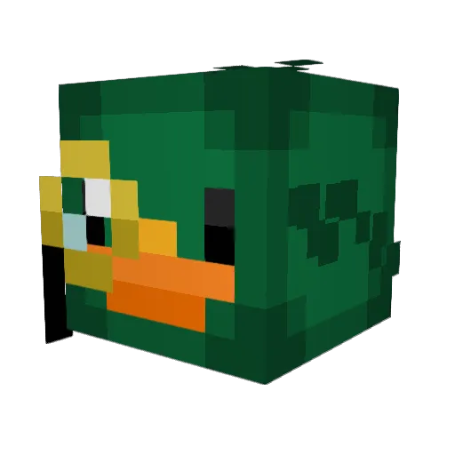 smoli39 Minecraft avatar head, 3D render