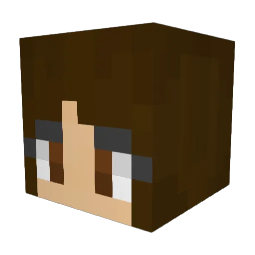 smollbeean Minecraft avatar head, 3D render