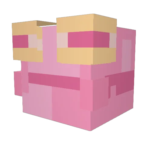smolmin_ Minecraft avatar head, 3D render