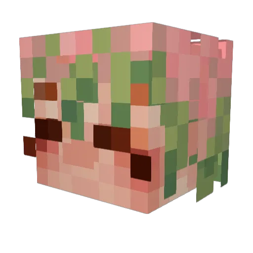 smolpercy Minecraft avatar head, 3D render