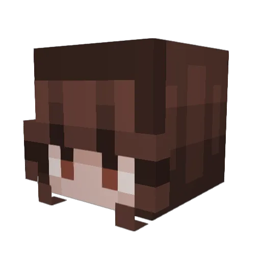 smolpotat0e Minecraft avatar head, 3D render