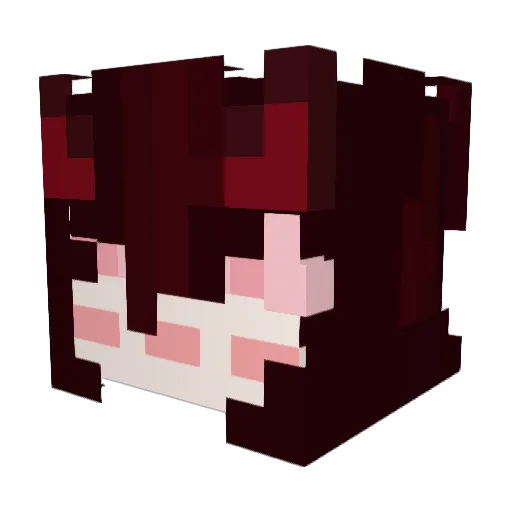 smonchu Minecraft avatar head, 3D render