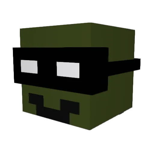 smoore233 Minecraft avatar head, 3D render
