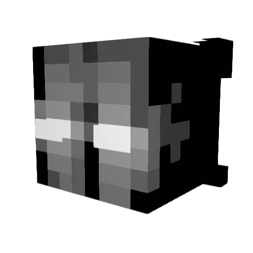 smoothasf_ Minecraft avatar head, 3D render