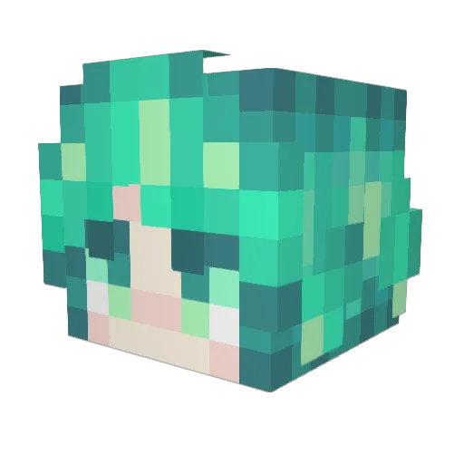 smor53 Minecraft avatar head, 3D render
