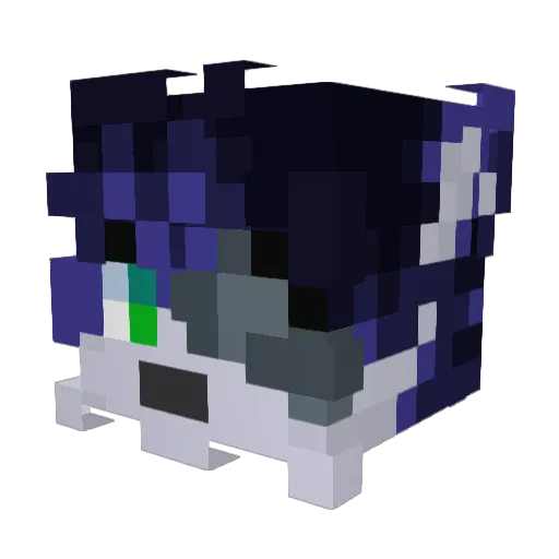 smorulesall Minecraft avatar head, 3D render