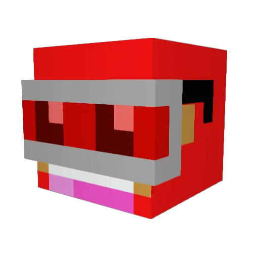 smosh51 Minecraft avatar head, 3D render