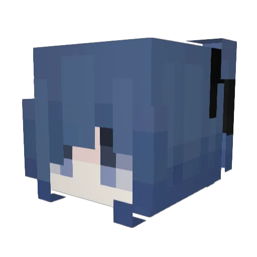 smph Minecraft avatar head, 3D render