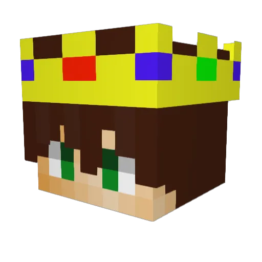 smrgs Minecraft avatar head, 3D render