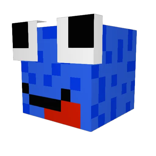 smsh150 Minecraft avatar head, 3D render