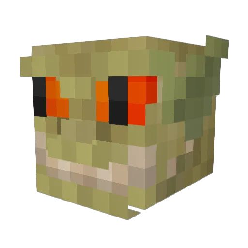smudgedogg Minecraft avatar head, 3D render