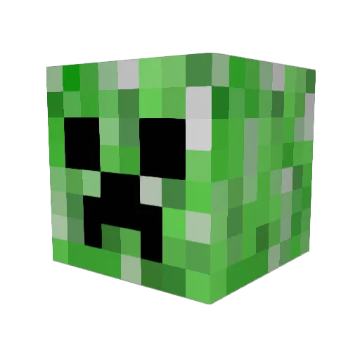 smueller Minecraft avatar head, 3D render
