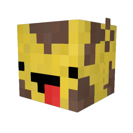 smurf62 Minecraft avatar head, 3D render