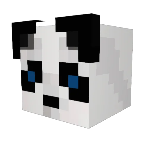 smurf_James Minecraft avatar head, 3D render
